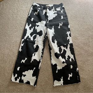 Cow Print Pants